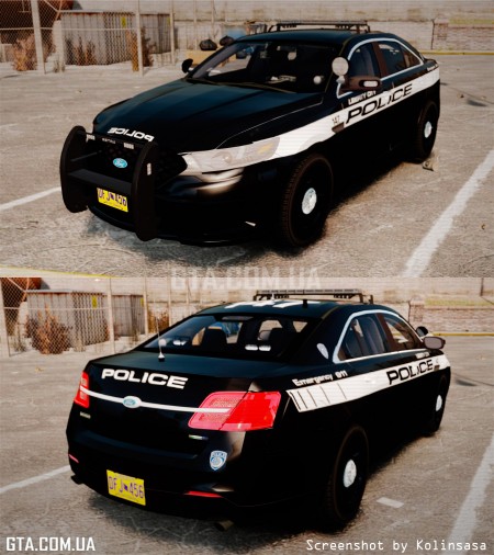 Ford Taurus Police Interceptor 2013 Liberty City Police Department [ELS] v3